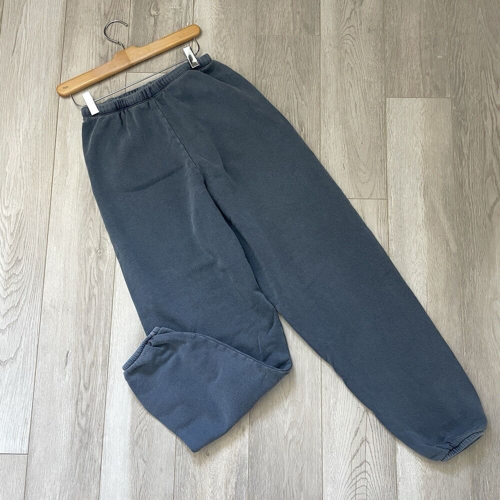Joah Brown Sweatpants cotton heavy womens Blue (xsmall small) loungewear casual